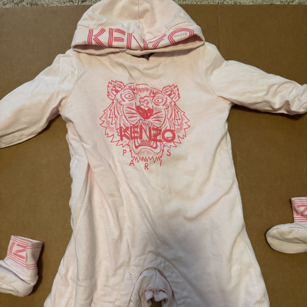 Kenzo Pink Kids Matching Set ( worn )